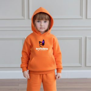 Orange Hoodie - Kids