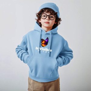 Light Blue Hoodie - Kids